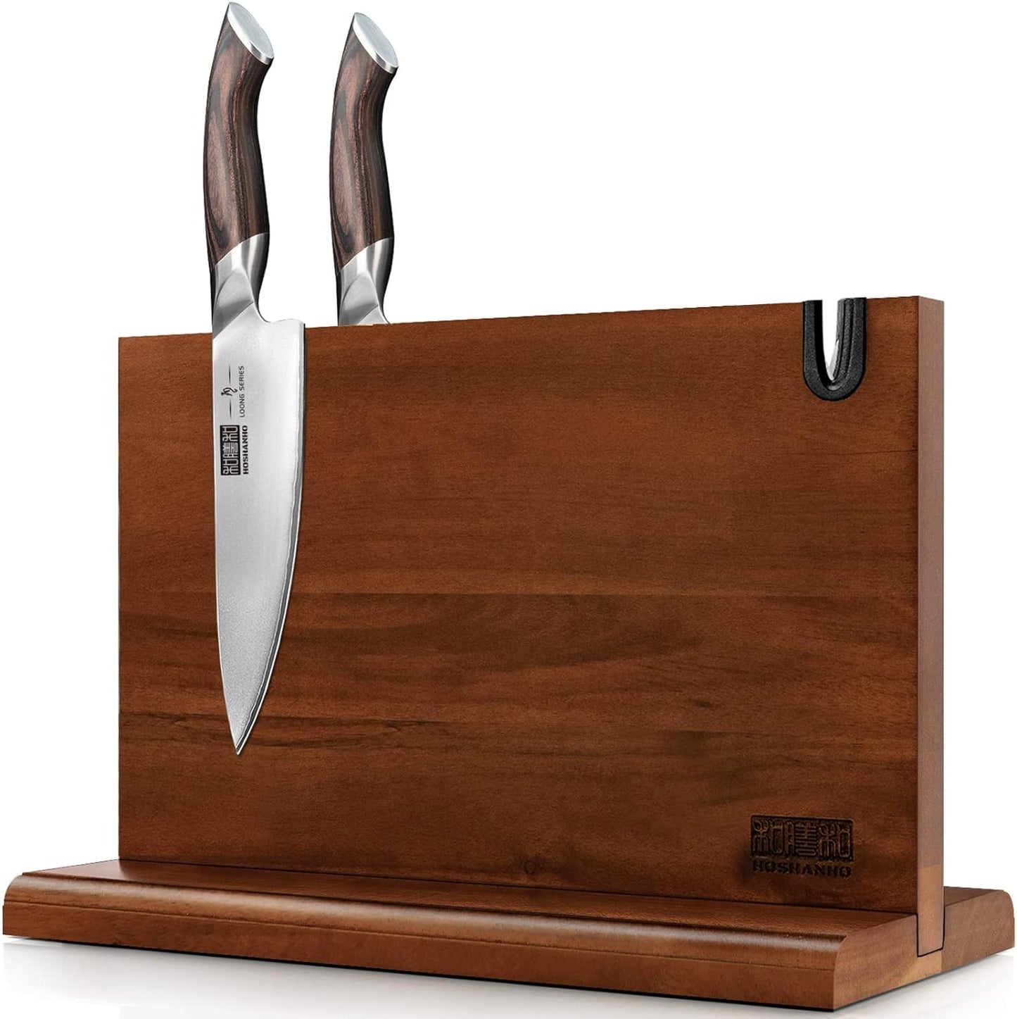 9-Piece Hand Forged Butcher Knife Set with Magnetic Block