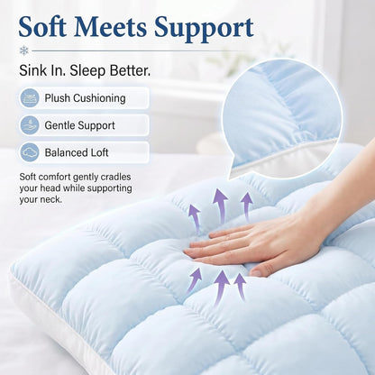 FrostCloud Fluffy Cloud Pillow