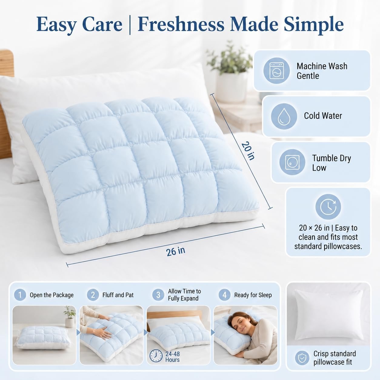 FrostCloud Fluffy Cloud Pillow
